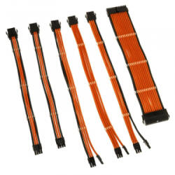 Kolink Core Adept Braided kábel hosszabbító szett narancssárga (5999094004849)