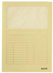 Leitz A4 ablakos karton sárga mappa (39500315)