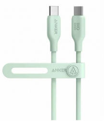 Anker Cablu Anker Bio 543 USB C la USB C 100W 0.91 m Verde (a80e1g61)