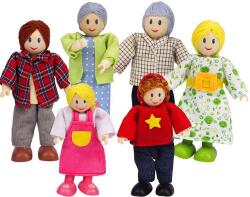 HaPe International Игрален комплект Hape - Дървени фигури, семейство (H3500)