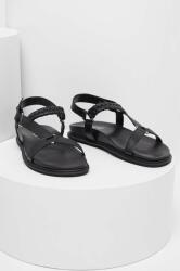 Answear Lab sandale de piele femei, culoarea negru BPYX-OBD05H_99X