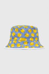 United Colors of Benetton pălărie reversibilă din bumbac pentru copii culoarea galben, bumbac PPYX-CAK024_11X