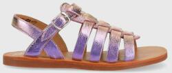 Pom D'api sandale din piele pentru copii culoarea violet PPYX-OBG1AH_40X