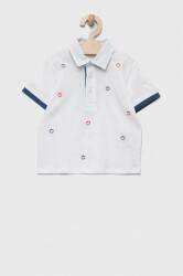 Benetton tricouri polo din bumbac pentru copii culoarea alb, modelator PPYX-POB01S_00X