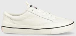 Tommy Jeans sneakers TOMMY JEANS LEATHER VULC ESS culoarea alb, EN0EN01932 PPYX-OBM2EA_00X