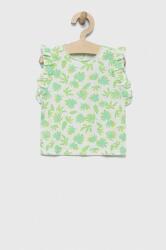 Benetton tricou bebe culoarea verde PPYX-TSG07U_77X