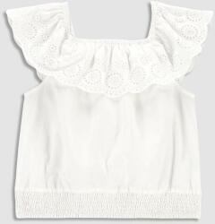 Coccodrillo bluza de bumbac pentru copii culoarea alb PPYX-TSG0G2_00X