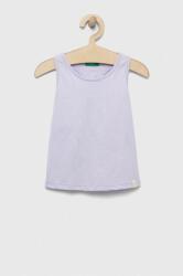 Benetton top copii culoarea violet PPYX-TSG07Z_45X