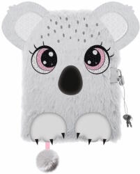 St. Majewski My little friend 3D szőrmés kulcsos napló - A/5 - 96 lapos - Koala - gyerekjatekbolt
