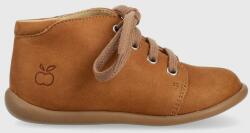 Pom D'api pantofi din piele intoarsa pentru copii culoarea maro PPYX-OBK0Z9_88X
