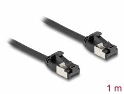 Delock Cablu de retea RJ45 FTP Cat. 8.1 flexibil 1m Negru, Delock 80183 (80183)