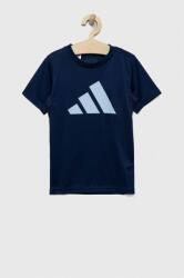 Adidas tricou copii U TR-ES LOGO culoarea albastru marin, cu imprimeu PPYX-TSK011_59X