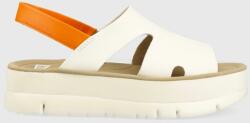 Camper sandale de piele Oruga Up femei, culoarea alb, cu platforma, K200848.011 PPYX-OBD4CO_00X