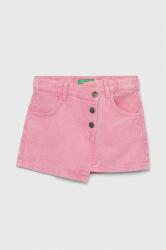 Benetton fusta denim pentru copii culoarea roz, mini, drept PPYX-SDG014_30X
