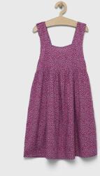 United Colors of Benetton rochie fete culoarea violet, midi, evazati PPYX-SUG08U_44X