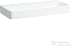 Laufen Val SaphirKeramik 95x42 cm-es csiszolt aljú mosdó csaplyuk és túlfolyó nélkül, fehér H8162870001121 (H8162870001121)