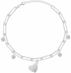  Brilio Silver Romantikus ezüst karkötő szívvel BRC74W - mall