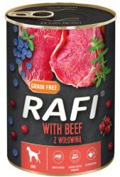 RAFI Grain Free Paté Marhával, Kék - és Vörösáfonyával 400 g 0.4 kg