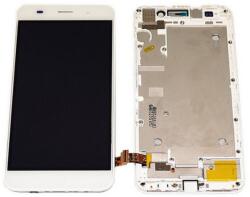 Huawei Honor 4A/Y6, LCD kijelző érintőplexivel és előlappal, fehér