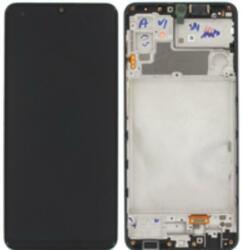 Samsung GH82-25981A Gyári Samsung Galaxy M32 OLED kijelző érintővel Fekete kerettel előlap (GH82-25981A)