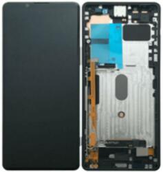 Sony A5019821A Gyári Sony Xperia 1 II fekete LCD kijelző érintővel kerettel előlap (A5019821A)