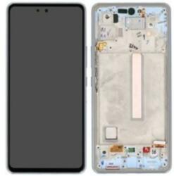 Samsung GH82-28024C Gyári Samsung Galaxy A53 5G OLED kijelző érintővel Kék kerettel előlap (GH82-28024C)