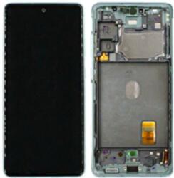 Samsung GH82-24214D Gyári Samsung Galaxy S20 FE 5G OLED kijelző érintővel Menta színű kerettel előlap (GH82-24214D)
