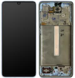 Samsung GH82-28143C Gyári Samsung Galaxy A33 5G OLED kijelző érintővel Kék kerettel előlap (GH82-28143C)