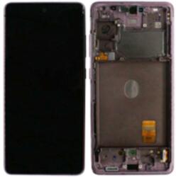Samsung GH82-24214C Gyári Samsung Galaxy S20 FE 5G OLED kijelző érintővel Levendula kerettel előlap (GH82-24214C)