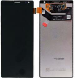 Sony 78PD1300010 Gyári Sony Xperia 10 Plus fekete LCD kijelző érintővel kerettel előlap (78PD1300010)