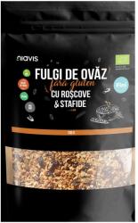 Niavis Fulgi de Ovaz Fini Fara Gluten cu Roscove si Stafide Bio 200 grame Niavis