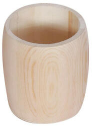  Fa írószertartó, kerek 8x9, 5 cm (5894)
