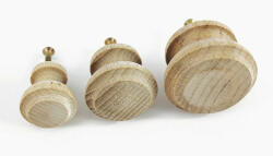  Fa bútorgomb 2cm, homorú 10 db/cs (23299)