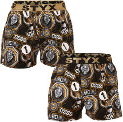 Styx 2PACK Boxeri largi bărbați Styx art / KTV sport cauciuc (2BT1655) XL (173205)