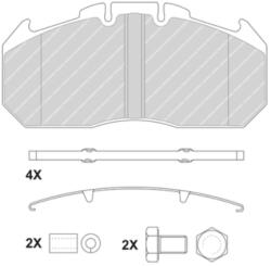 Ferodo Fékbetét Ferodo FCV1404BFE (FCV1404BFE)