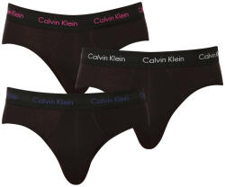 Calvin Klein 3PACK slipuri bărbați Calvin Klein negre (U2661G-CAQ) S (172476)