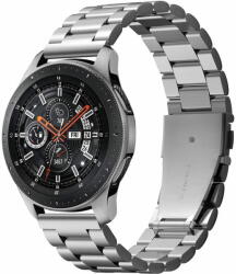 TKG Huawei Watch GT / GT2 / GT2 Pro (46 mm) okosóra fémszíj - Spigen Modern Fit ezüst fémszíj (22 mm szíj szélesség)