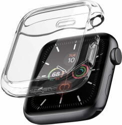 TKG Apple Watch 4 / 5 / 6 / SE (44 mm) okosóra tok - SPIGEN Ultra Hybrid átlátszó szilikon tok