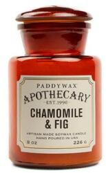 Paddywax Scented Candle in Jar - Paddywax Apothecary Artisan Made Soywax Candle Chamomile & Fig 226 g