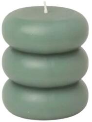 Paddywax Lumânare decorativă, verde - Paddywax Totem Candle Green Bob 405 g