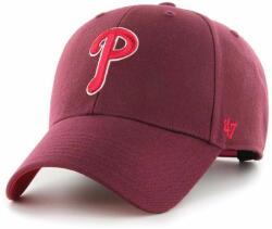 47 brand pamut baseball sapka MLB Philadelphia Phillies bordó, nyomott mintás - burgundia Univerzális méret