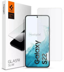 Spigen Glass TR Slim Samsung Galaxy S22 kijelzővédő üvegfólia, átlátszó