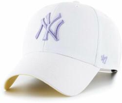 47 brand sapka gyapjú keverékből MLB New York Yankees fehér, nyomott mintás - fehér Univerzális méret