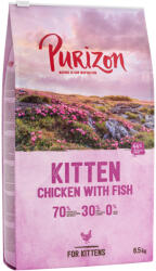 Purizon 2x6, 5kg Kitten Purizon csirke & hal száraz kölyökmacskatáp