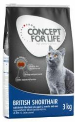 Concept for Life 3x3kg Concept for Life British Shorthair Adult száraz macskatáp