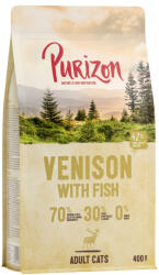Purizon 400g Purizon Adult szarvas & hal - gabonamentes száraz macskatáp