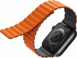 Uniq Revix Reversible Magnetic Apple Watch 42 / 44 / 45 / Ultra 49mm - szürke - narancsszín (UNIQ-45MM-REVGRYORG)