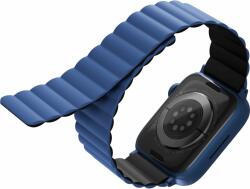 Uniq Revix Reversible Magnetic Apple Watch 42 / 44 / 45 / Ultra 49mm - kék - fekete (UNIQ-45MM-REVBLUBLK)