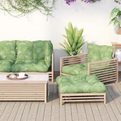 vidaXL Pernă pentru paleți model frunze 60x61, 5x10 cm, țesătură Oxford (360897)