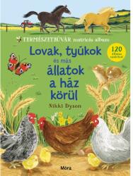 Móra könyvkiadó Cai, găini și alte animale prin casă - album autocolante, în lb. maghiară (MO4609)